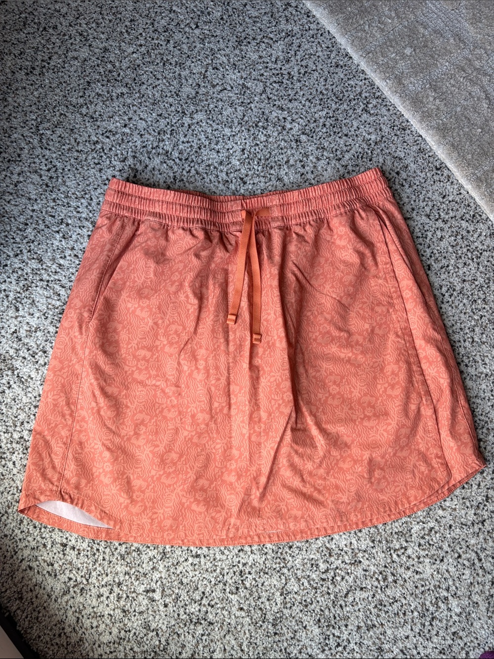 Patagonia Orange Skort Skirt